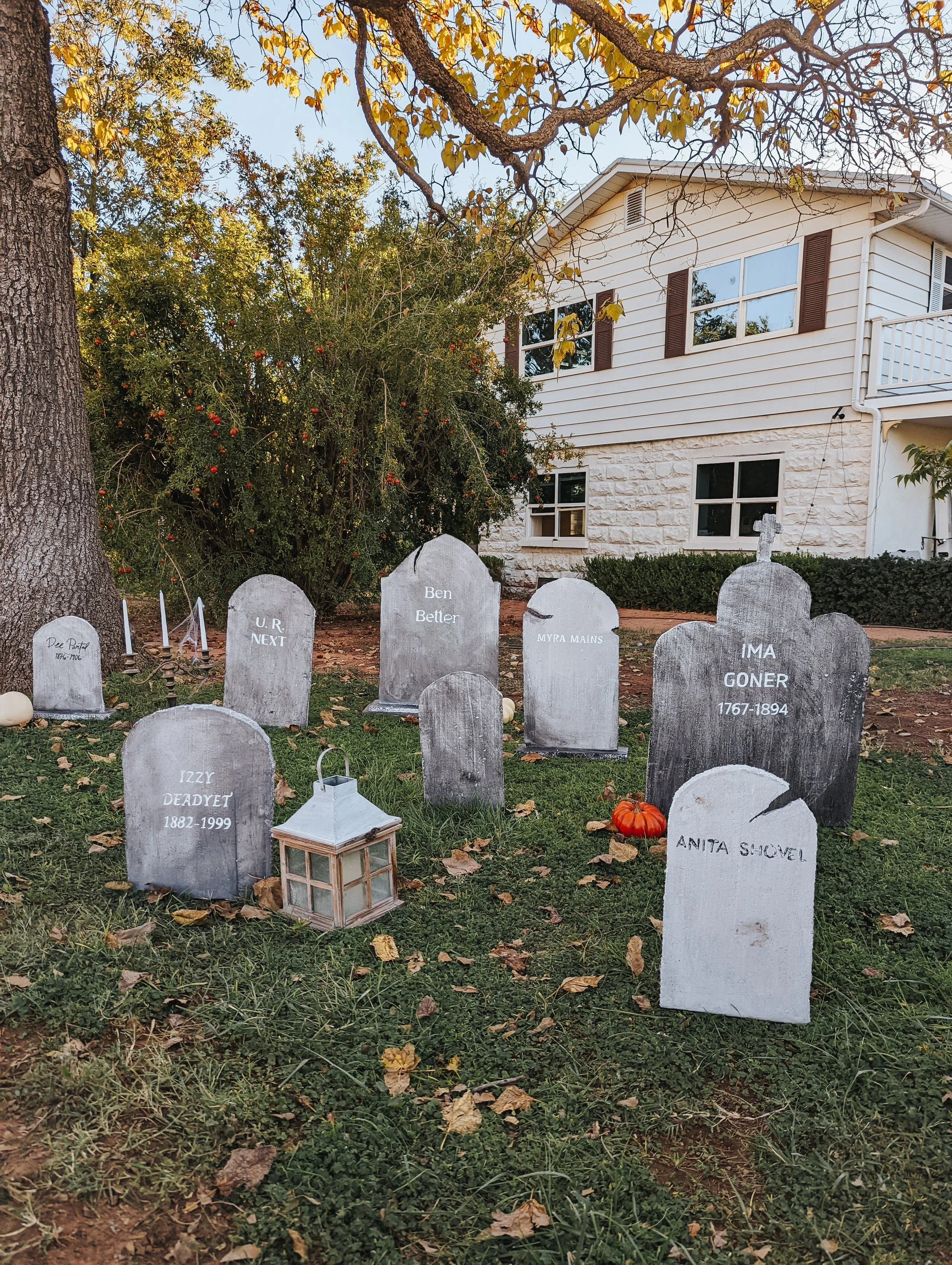 DIY Tombstones Em Hales Home